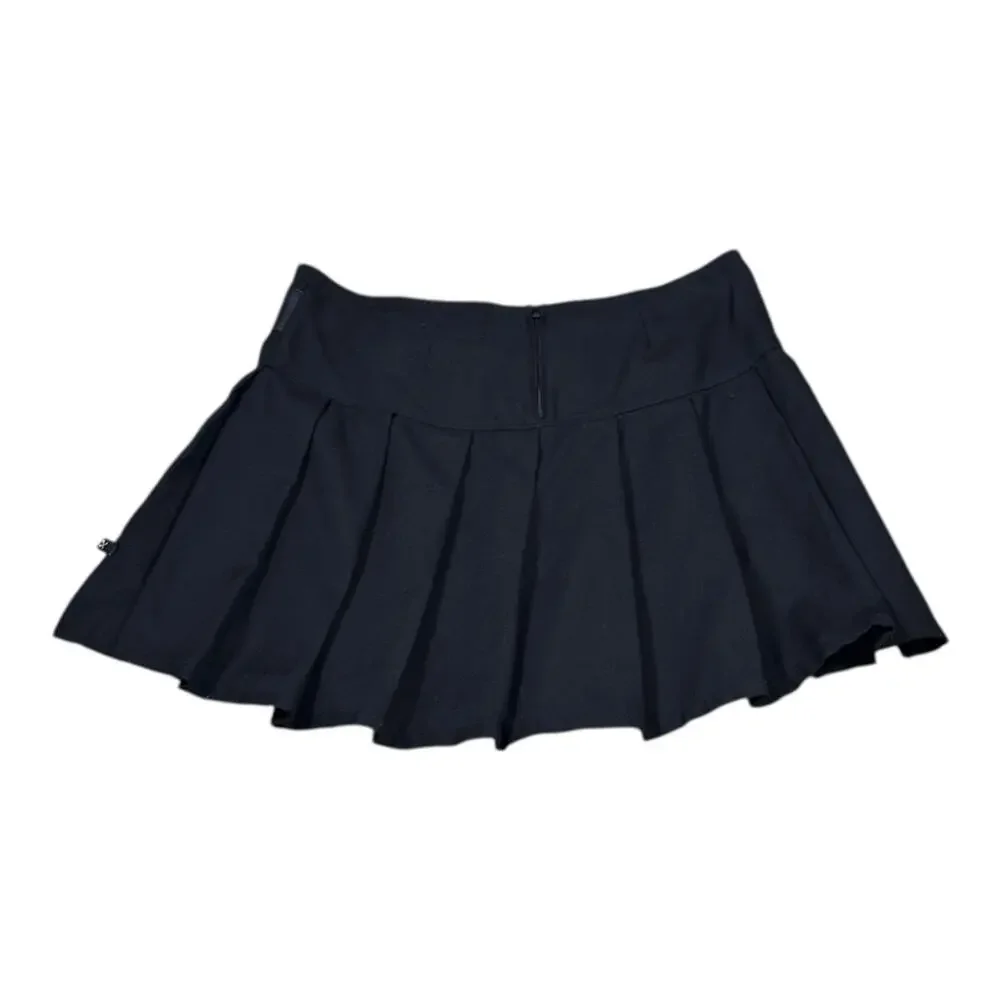 Royal Bones By Tripp Chain Pleated Punk Goth Alternative Skirt